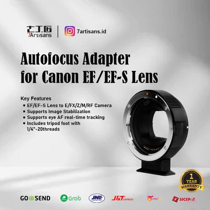 Gambar 7artisans Adapter Lens Autofocus AF for Canon EF / EFs Series - EF to Sony E dari 7ArtisansID undefined Tokopedia