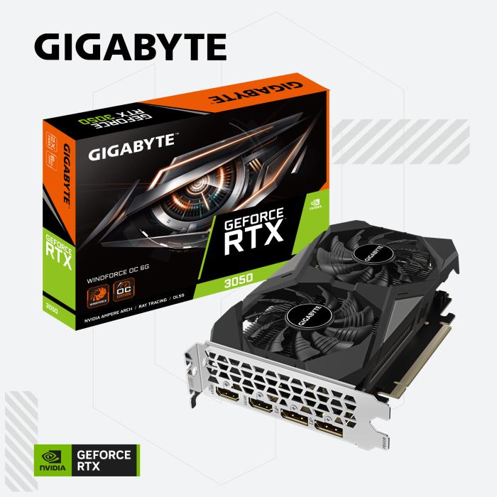 Gambar GeForce RTX 3050 8G GDDR6 Gigabyte WindForce OC dari Hamzah comp undefined Tokopedia