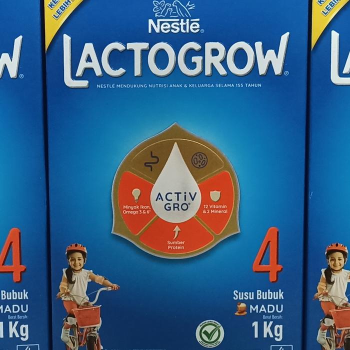 Gambar Lactogrow MADU 4 , lactogrow lactogen, madu 1 kg exp. May 2025 dari bee one undefined Tokopedia