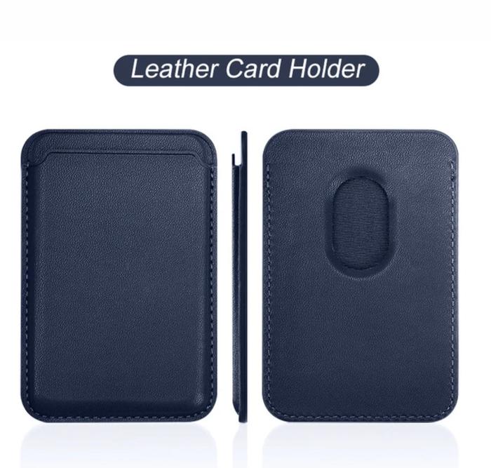 Gambar Magnetic Card Holder Magsafe Wallet FineWoven / FineWoven Wallet With MagSafe / Card Holder Magsafe Iphone 12/13/14/15 - DK-3-Magsafe - Navy dari Diospada Store undefined Tokopedia