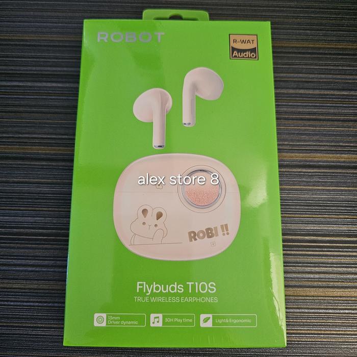 Gambar Headset Bluetooth Robot Flybuds T10 Earphone Earbuds True Wireless TWS - Merah Muda dari Alex Store 8 undefined Tokopedia
