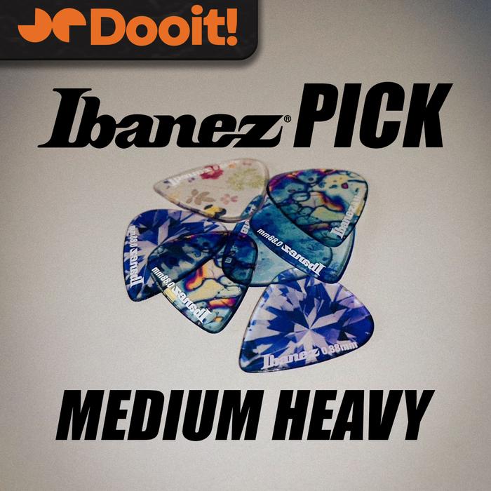 Gambar PICK GITAR IBANEZ PCP14H-C1 Kaleido Series Pick Gitar Bass Akustik Elektrik Transparan Motif - Medium Heavy dari Dooit Music Store undefined 4 Tokopedia