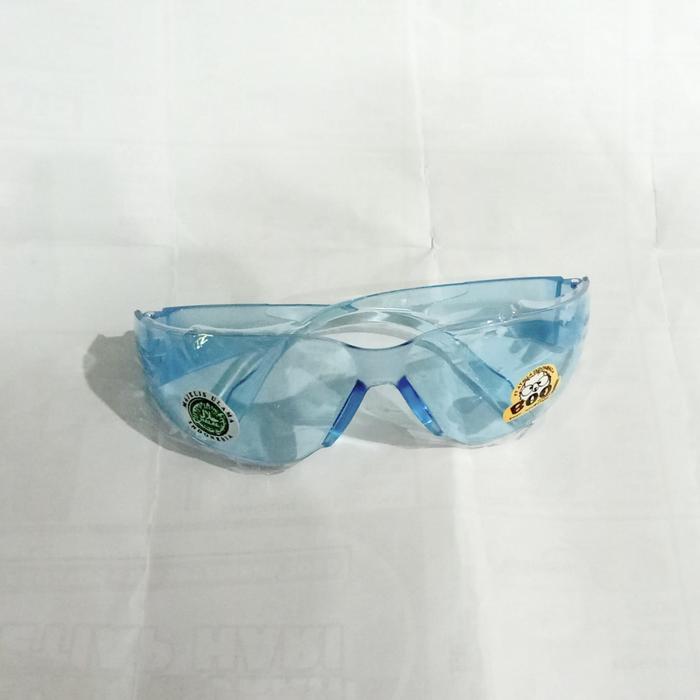 Gambar kacamata anak bening transparan sepeda motor laki perempuan pelindung mata dari debu angin / kaca mata bening lab laboratorium fashion safety glasses googles apd savety google sport murah - Biru Muda, plus box lap dari Alfa Kirani Shop undefined Tokopedia