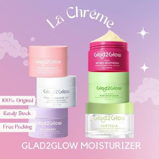 Gambar GLAD2GLOW MOISTURIZER PELEMBAB WAJAH 30GR 55GR - centella 30gr dari Dailyneeds sub undefined Tokopedia