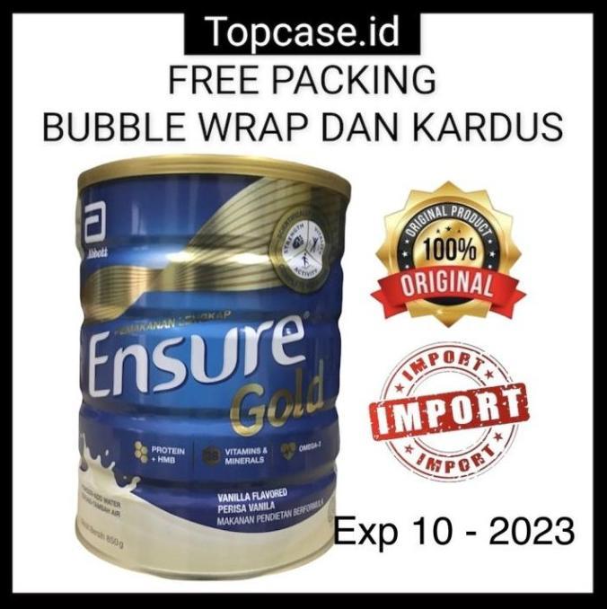 Gambar Terbaru 850G Abbott Susu Ensure Gold Malaysia Rasa Vanilla Original - Vanilla 850gr dari elnadi undefined Tokopedia