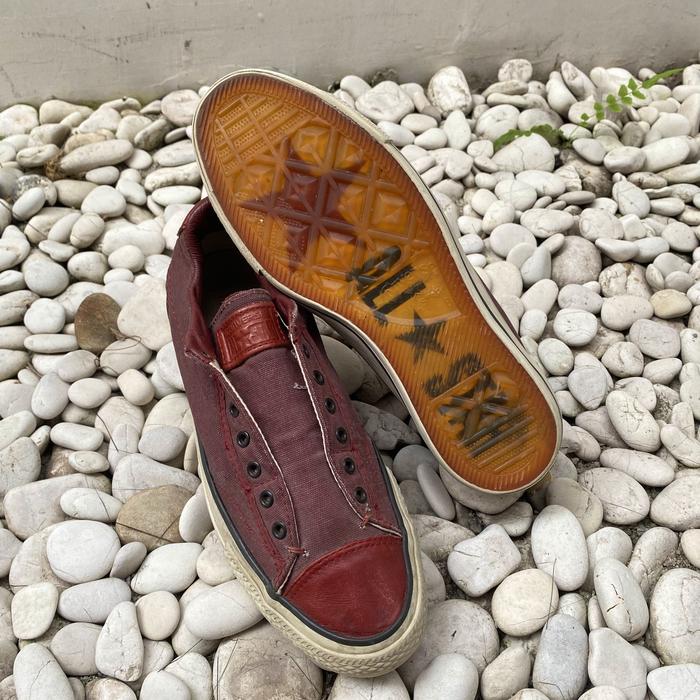 Converse John Varvatos Burnished Red Slip On