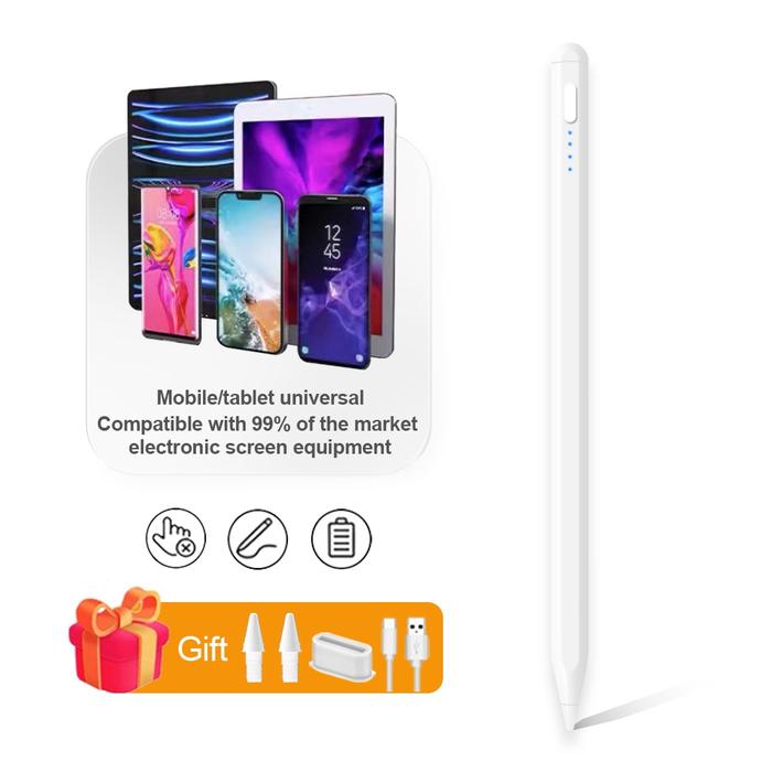 Gambar Stylus Pen Laptop Lenovo IdeaPad Flex 5 Touch Gradasi Pensil Universal Magnetic Gradient Colorfull Light Baterai Digital Pena Android iOS Tablet Phone Magnet Pencil - Putih dari TokoCasingCover undefined Tokopedia