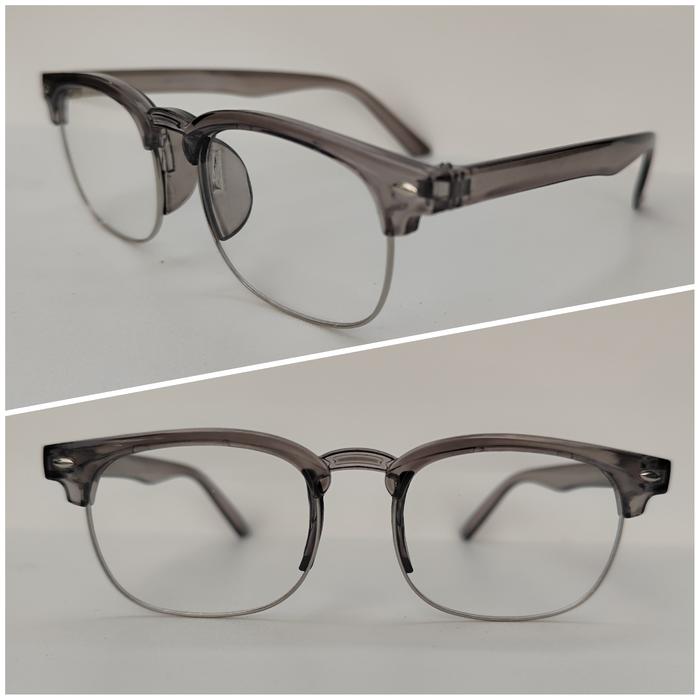 Gambar Kacamata ClubMaster Kacamata Oval Fashion Trendy Pria Wanita Warna kekinian - AbuBening dari Kacamatako_NEW undefined Tokopedia