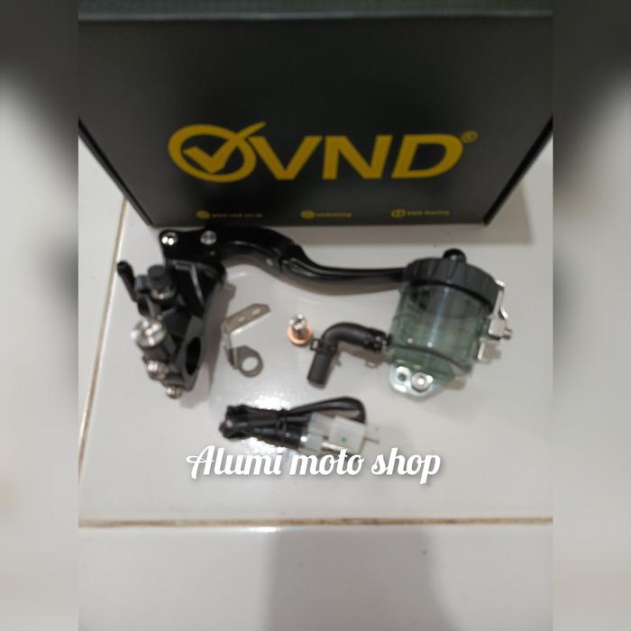 Gambar master rem Radial VND AK111 tabung smoke besar universal semua motor bisa lipat - Hitam dari alumi moto shop undefined Tokopedia