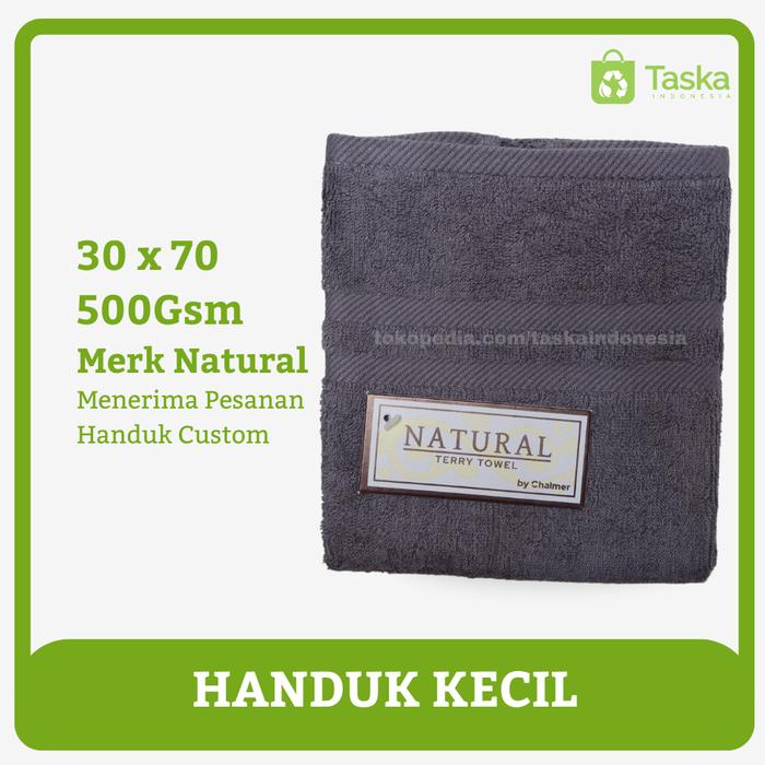 Gambar Handuk Kecil Natural 30x70 Bisa Custom Bordir Logo Handuk Polos Handuk Bordir - Abu-abu dari Taska Indonesia undefined Tokopedia