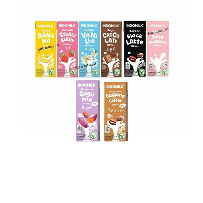 Gambar Indomilk Susu UHT Kotak 180ml All Variant - Vanila dari Satusatu_Id undefined Tokopedia