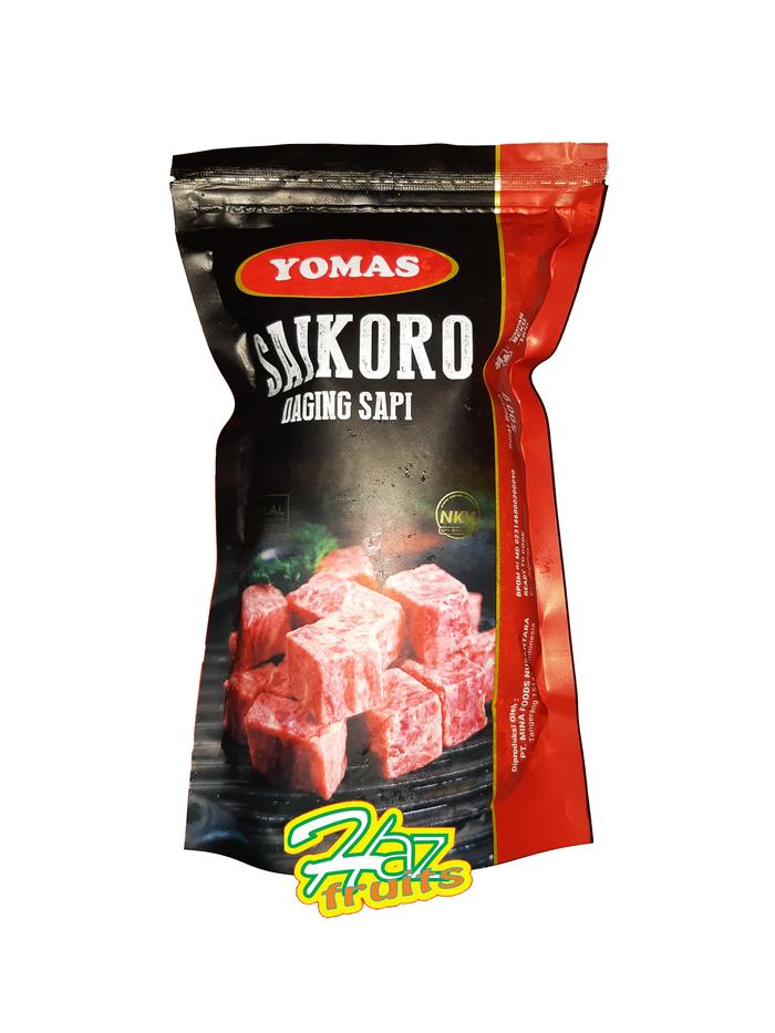 Gambar Yomas Saikoro Beef | Saikoro Daging Sapi 500 Gram dari Hazfruits undefined Tokopedia