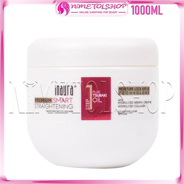 Gambar INAURA Straightening STEP 1 1000ml Obat Rebonding Smoothing Rambut Premium Smart Smooth Soot - P.SMART 1000ML dari Nimetolshop undefined Tokopedia