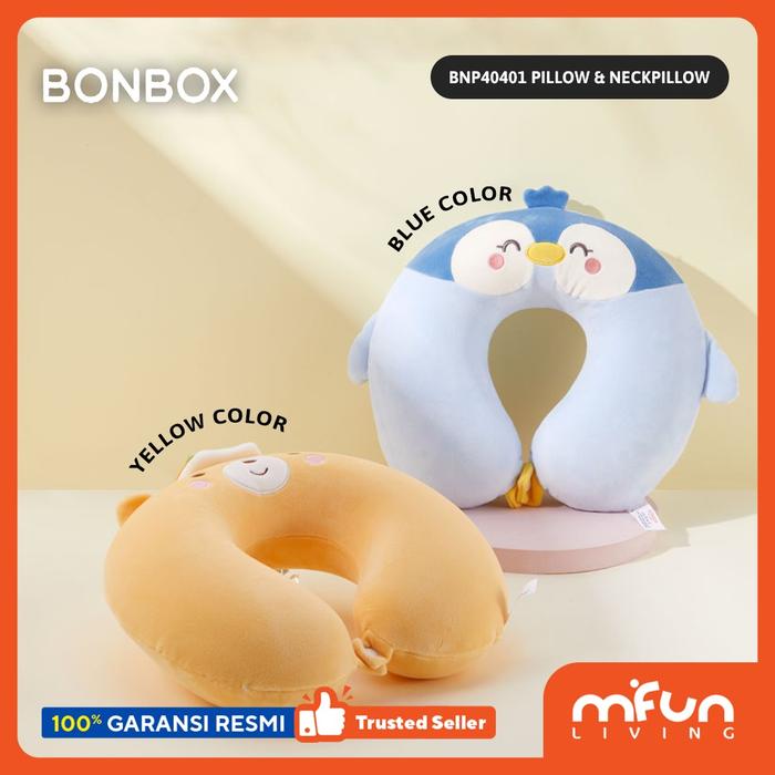 Gambar BONBOX x NEOKI U-Shaped Neck Pillow Bantal Leher Travel Multifungsi Dengan Kancing BNP40401 dari MiFun Living undefined Tokopedia