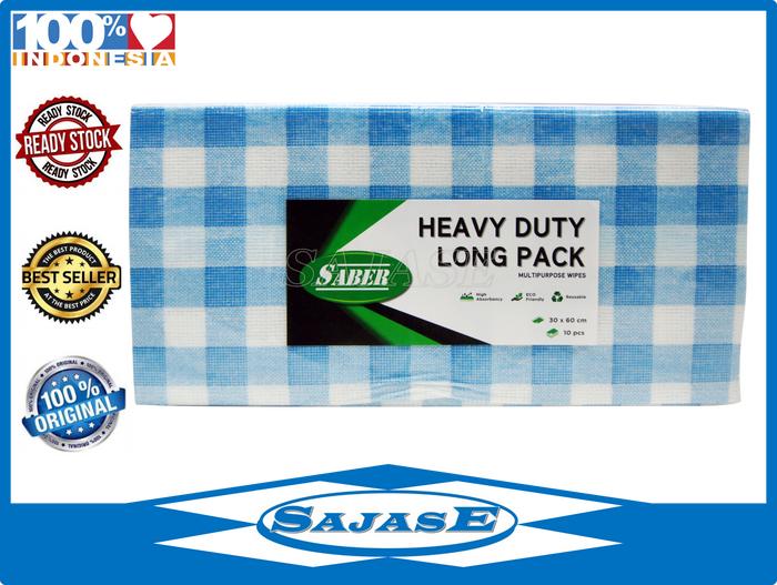 Gambar Saber Color Coded Wipes Long Pack isi 20 Lembar Lap Industri Makanan,Restoran,cafe dan Dapur Hotel untuk Pembersihan Cleaning - Biru, Long Pack 20Pcs dari SAJASE undefined Tokopedia