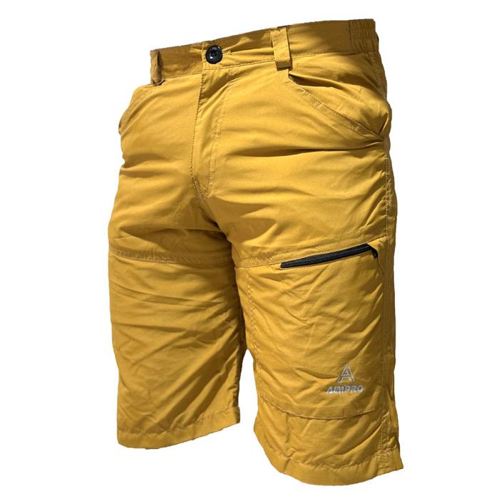 Gambar CELANA GUNUNG PENDEK CARGO QUICDRY - MUSTARD, M dari AIMPRO INDONESIA undefined Tokopedia