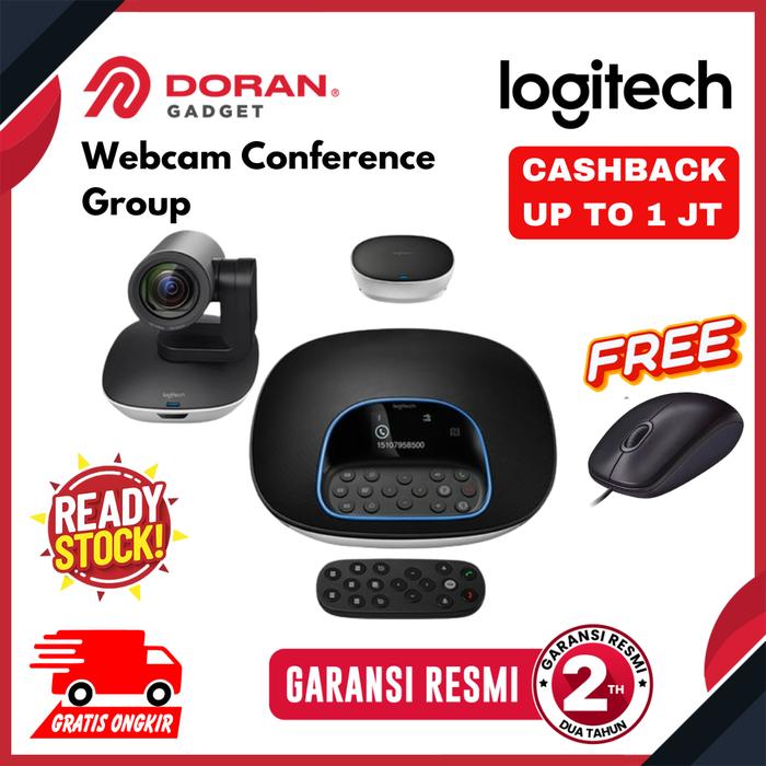 Gambar Logitech Group Video Conference Bundling With Expansions Mic - Garansi - Only Group dari Doran Gadget Official Store undefined Tokopedia