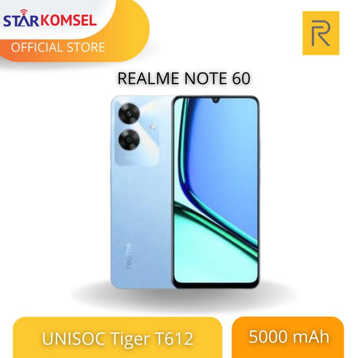 Gambar HP REALME NOTE 60 4/64 GARANSI RESMI REALME - Biru dari Star Komsel Store undefined Tokopedia
