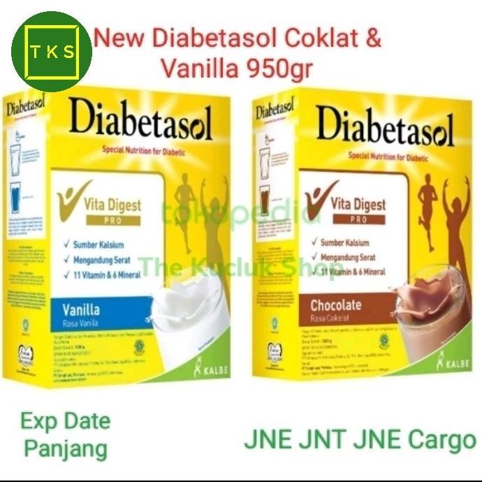 Gambar Susu Diabetasol 1Kg 1000 Gr Susu Untuk diabetes Rasa Coklat dan Vanila - 950Gr Coklat dari elnadi undefined 5 Tokopedia