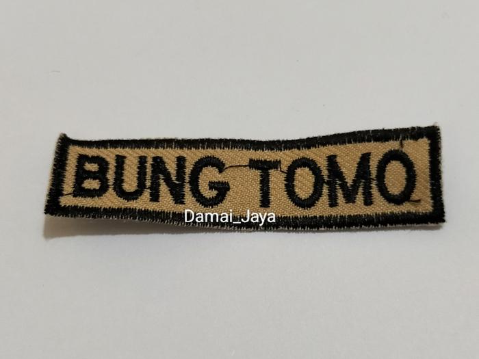 Gambar Badge Nama Pahlawan Nasional Bet Pahlawan - BUNG TOMO dari Pandu Pramuka undefined Tokopedia