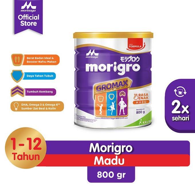 Gambar [TERMURAH] Morigro 800 gr / Susu Penambah Berat Badan Anak dari Morinaga - MADU dari Stormish undefined Tokopedia