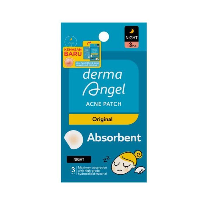 Gambar Derma Angel Acne Patch Day - Night 18Pcs Mix 12pcs 6pcs - Night 3Pcs dari Mega Beauty Fashindo undefined Tokopedia