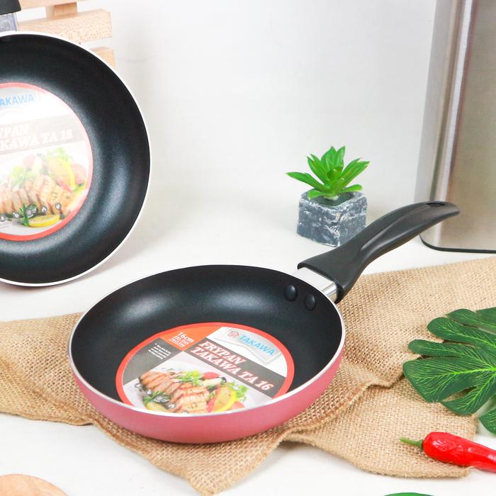 Gambar Frypan Takawa TA 16/18/20/22/24 - Penggorengan Serbaguna Anti Lengket - UK.16 dari Formiana undefined Tokopedia