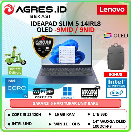 Gambar Lenovo Ideapad Slim 5 14IRL8 Oled Core i5 13420H Ram 16Gb 1Tbssd Win11+Ohs 14.0Wuxga Blue & Grey - Unit + Free AGP, Blue / 512Gb dari Agres ID Bekasi undefined Tokopedia