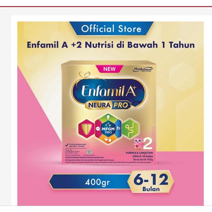 Gambar ENFAMIL A+ 1 A+ 2 400 GR TAHAP 1 0-6 BULAN TAHAP 2 6-12 BULAN 400GR KEMASAN KOTAK A1 A2 1 2 - ENFAMIL 2 400GR dari Samanth Olshop undefined Tokopedia
