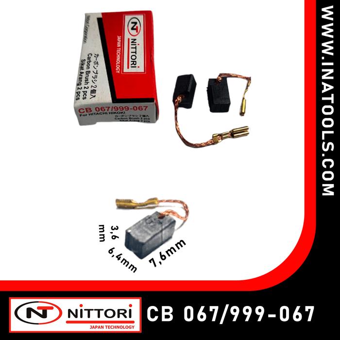 Gambar CARBON BRUSH/ARANG NITTORI CB 067/999-067 untuk gerinda Hitachi dari INATEC PRO (OFFICIAL STORE) undefined Tokopedia