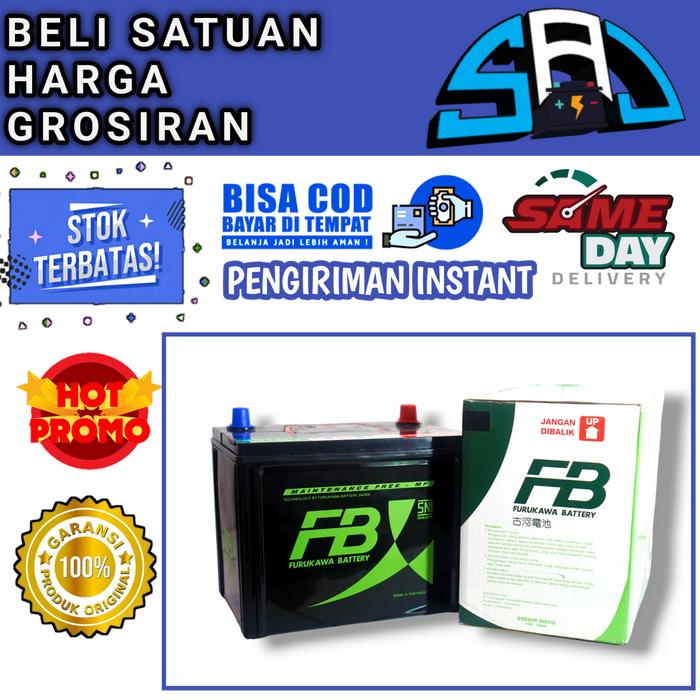 Jual aki mobil KERING original ( bergaransi 10 bulan ) FURUKAWA BATTERY