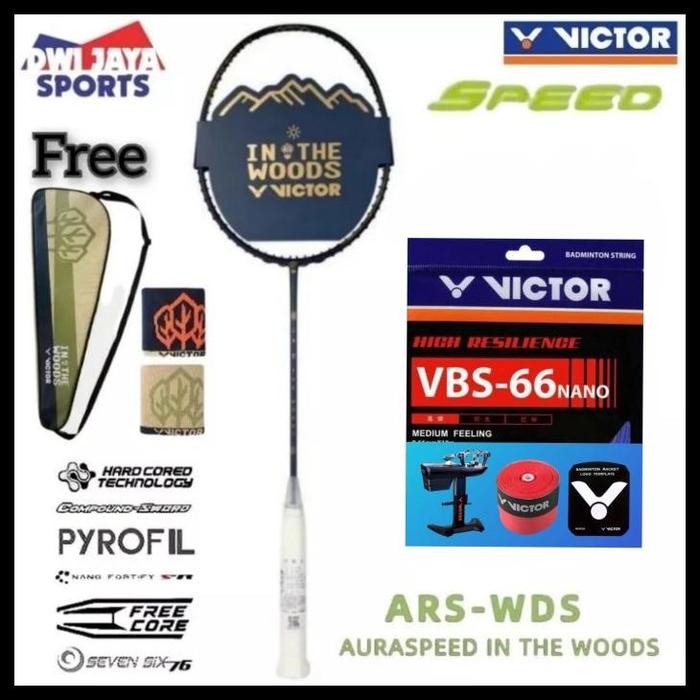 Gambar Victor Auraspeeds In The Woods | Ars Wds B Badminton Racket - VBS-66 Nano dari yourcycle undefined Tokopedia