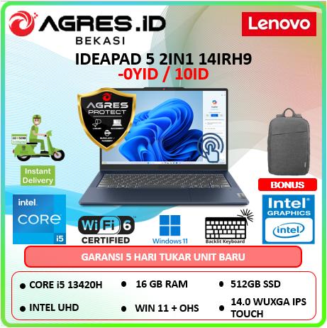 Gambar Lenovo Ideapad 5 2in1 14IRH9 Core i5 13420H Ram 16Gb 512Gb Win11+Ohs 14.0 Wuxga Ips Pen Blue & Grey - Unit + Free AGP, Luna Grey dari Agres ID Bekasi undefined Tokopedia