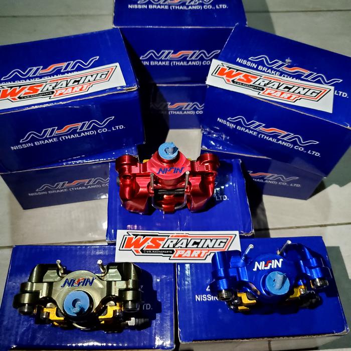 Gambar kaliper nissin doraemon 2 piston - Merah dari ws racingpart undefined Tokopedia