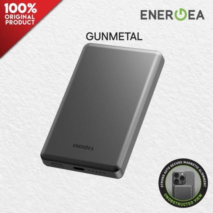 Gambar Powerbank Magsafe 5000 mAh & 10000 mAh - Energea ALUPAC AIR - ORIGINAL - Gunmetal, 5000 mah dari Mulia Premium Acc undefined Tokopedia