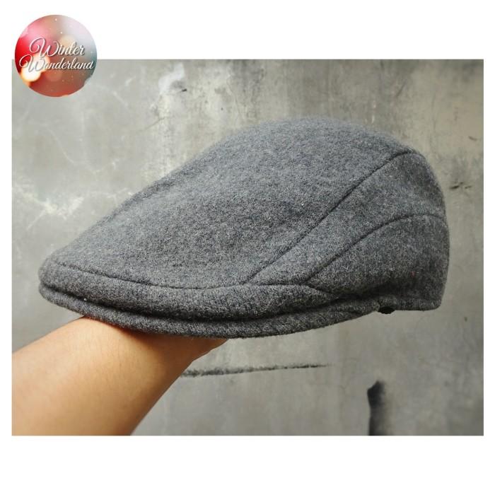 Gambar Topi Flatcap Kangol Topi Pet Topi Seniman Gatsby Cap SECOND dari winter wonderland undefined Tokopedia