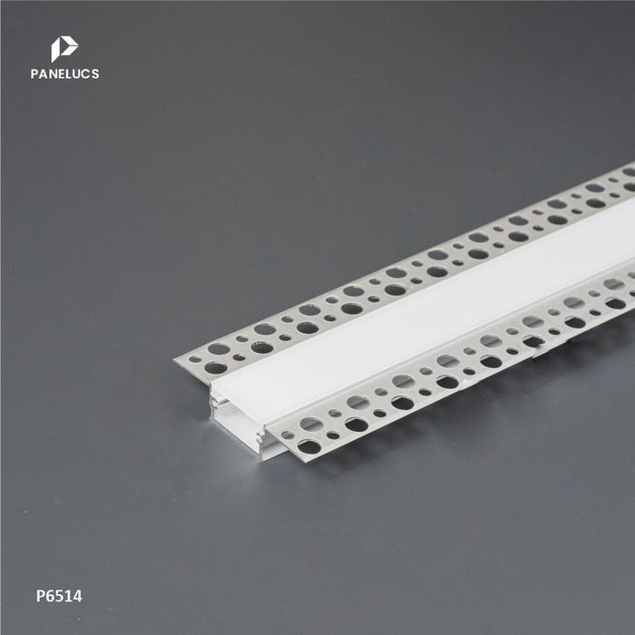 Gambar Panelucs cover led plafon aluminium | lis lampu led | housing led strip | fleksibel - 65 x 14 mm dari DIY-STUDIO undefined Tokopedia