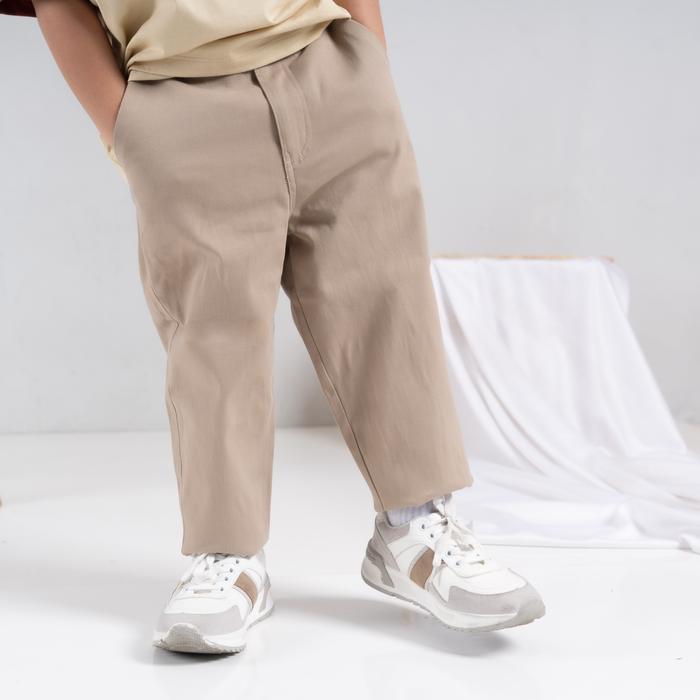 Gambar BlueButton x Little Pampered Chinos Ankle Pants Kids Celana Chino Black - Khaki, S (5-6th) dari BlueButton undefined Tokopedia