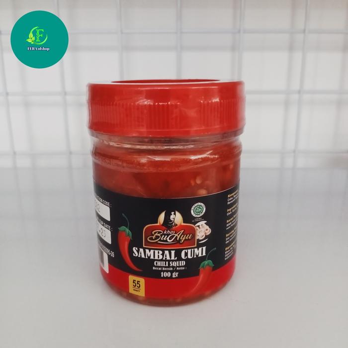 Gambar sambal Bu ayu 100gr sambal khas sidoarjo - cumi dari Fera shop17 undefined Tokopedia