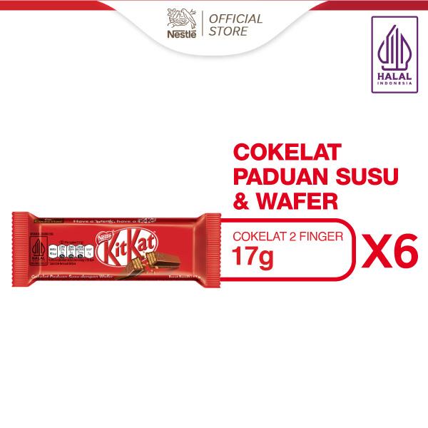 Gambar Nestle KITKAT Coklat Wafer 2F Original 17gx6pcs dari Nestle Indonesia undefined Tokopedia