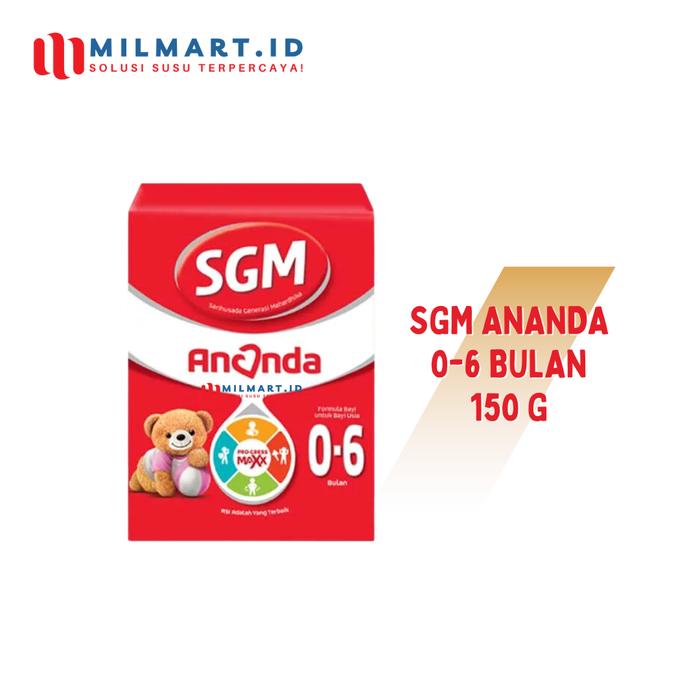 Gambar SGM ANANDA 1 (0-6 BULAN) 150/400/600/1000G PROGRESSMAXX SUSU FORMULA BAYI - 150G dari milmart.id undefined Tokopedia