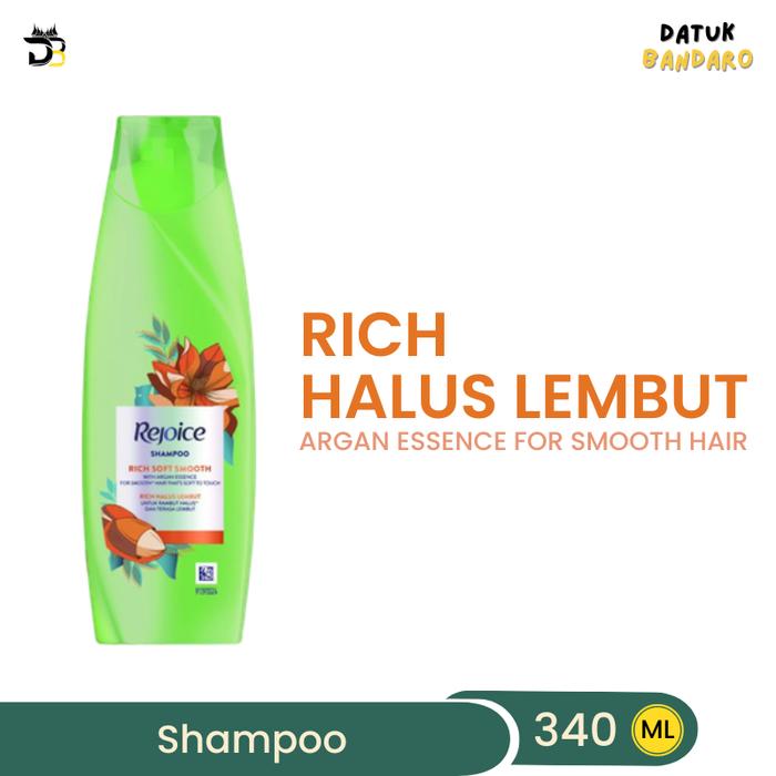Gambar SHAMPOO REJOICE 600ml RICH HALUS LEMBUT 450ml ANTI DANDRUFF 340ml 3IN1 Ketombe Perawatan Conditioner Haircare Rontok - 340ml HalusLemb dari Datuk Bandaro undefined Tokopedia