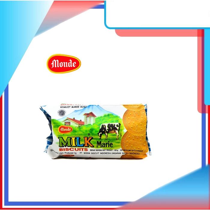 Gambar MONDE MILK MARIE  BISCUIT - MILK 125 GR dari Dunia Belanja Murah Makassar undefined Tokopedia