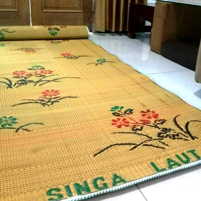 Gambar Tikar plastik merk singa laut - krem dari Ds binangkit undefined Tokopedia