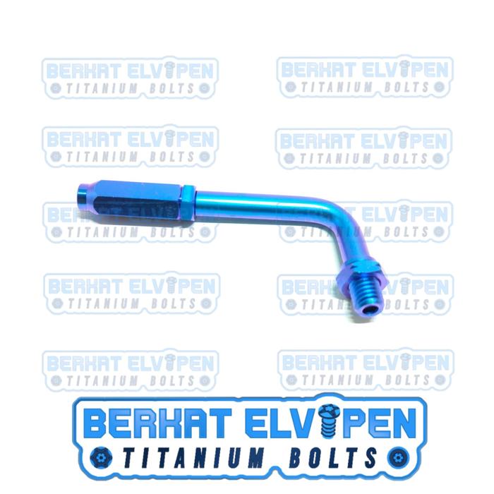 Gambar L Gas Titanium Universal Semua Motor Gr5 - Tosca Blue, M10 (Drat 14) dari Berkat_Elvipen undefined Tokopedia