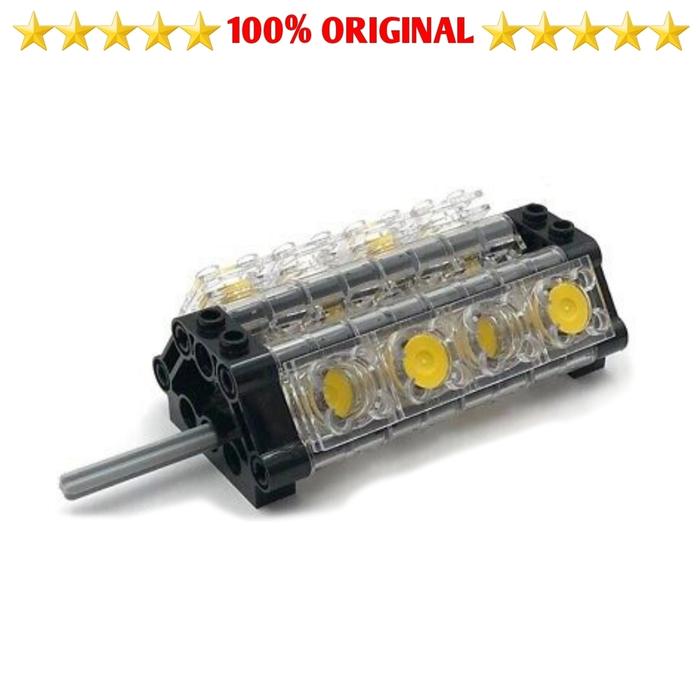 Gambar Lego Technic Engine Assembly V8 - Trans Clear dari Lil-McBrick undefined Tokopedia