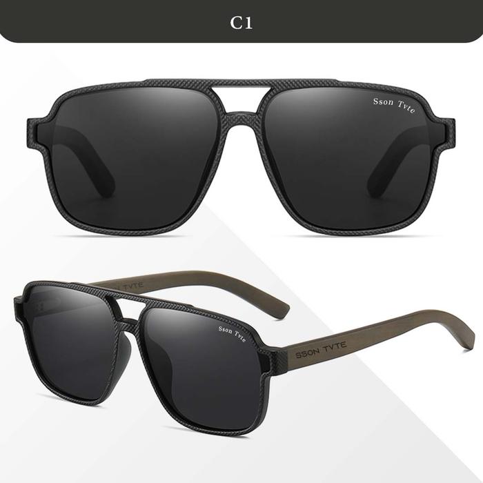 Gambar Kacamata Hitam Kayu Sunglasses Polarized Modern Stylish Aviator Pria Wanita Premium Sson Tvte 61624 - C1 dari Sson Tvte undefined Tokopedia