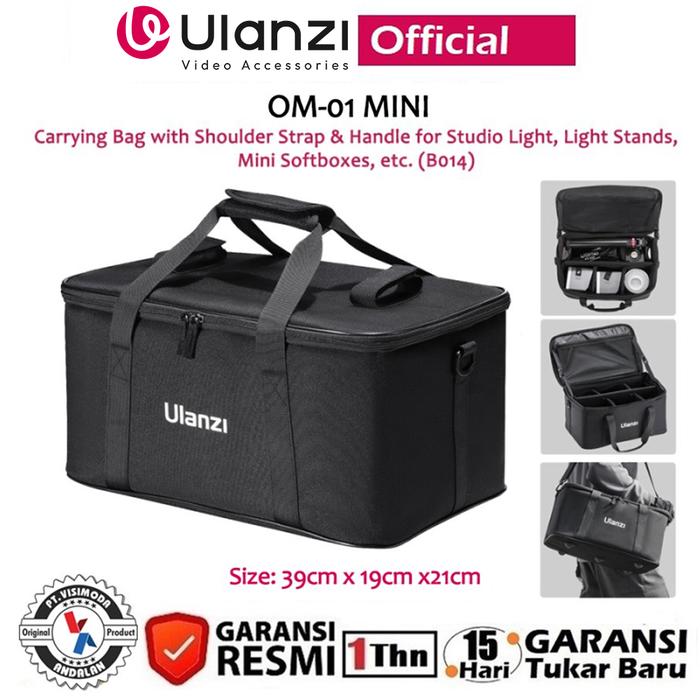 Gambar Ulanzi OM-01 Multifunctional Carrying Storage Bag for Studio Light - OM-01 MINI dari Ulanzi Indonesia undefined Tokopedia