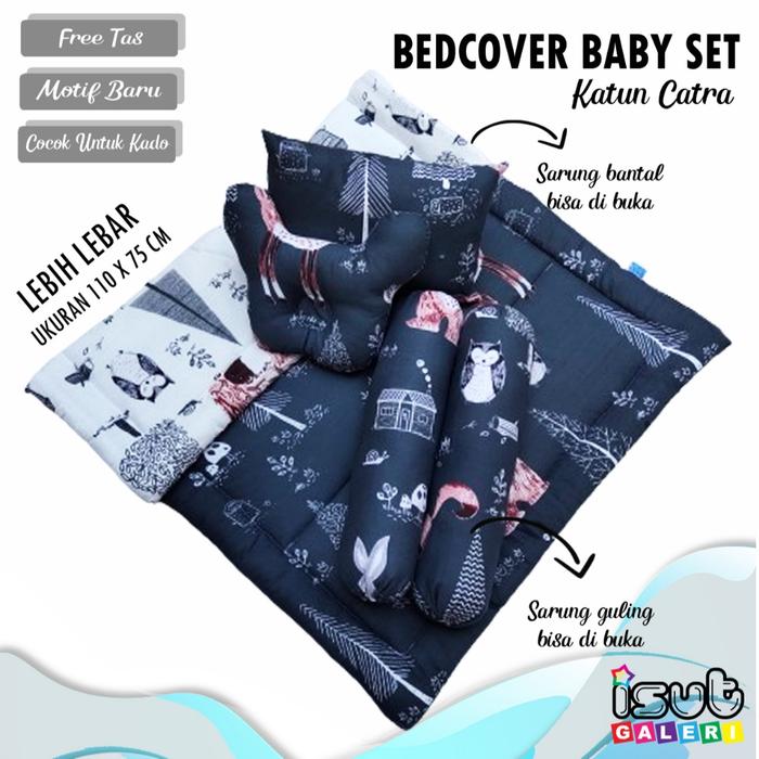 Gambar ISUT GALERI - Bedcover Set Bantal Guling Bayi | BABY GIFT | KADO BAYI | READY STOCK - ALCESS GREY dari Ridwan Nurusalam undefined Tokopedia