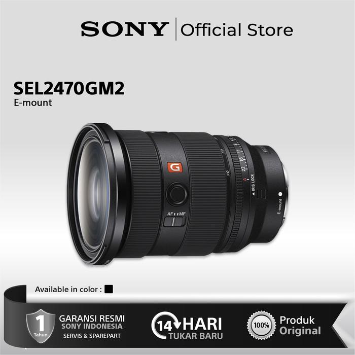 Gambar SONY FE 24-70mm f/2.8 GM II Lensa Full-Frame E-Mount / SEL2470GMII - FE 24-70mm F2.8 dari Sony Center Official undefined Tokopedia